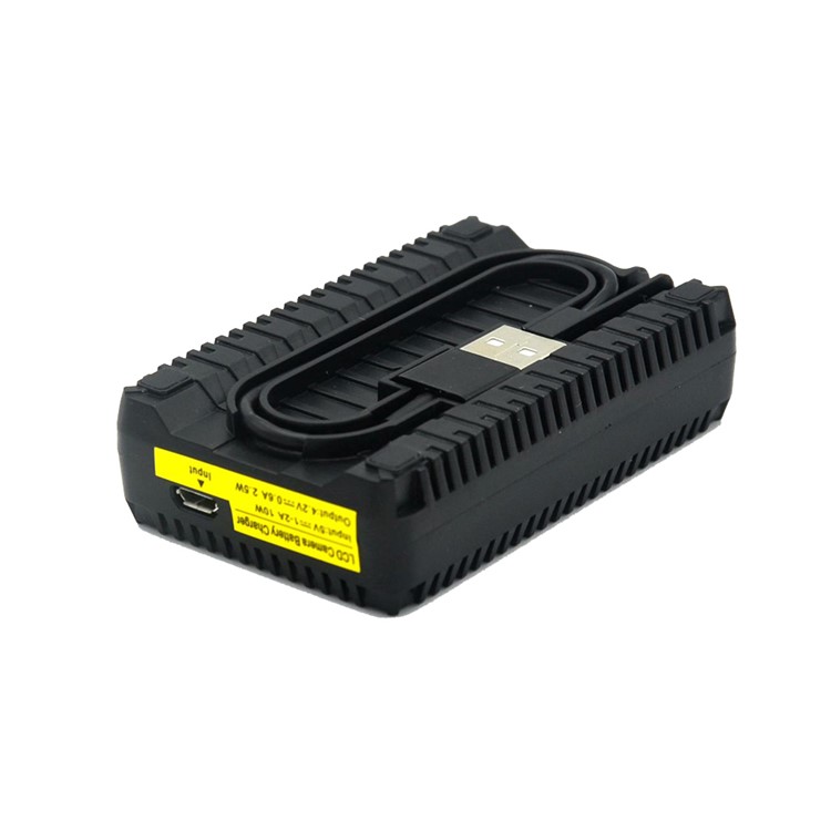 Cargador De Batería De Doble Ranura De Pantalla LCD Portátil Para Gopro Hero 4-8