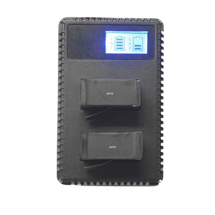 Carregador De Bateria De Slots Duplos Portáteis Para GOPRO HERO 3/3 + Com Display LCD-10