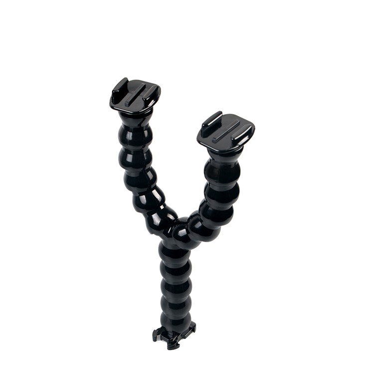 Dual Snake Arm Jaws Flex Clamp Mount for GoPro Hero 6/5/4 Session/4/3+/3/2/1, SJ4000/SJ5000/SJ6000, Xiaomi Yi-3