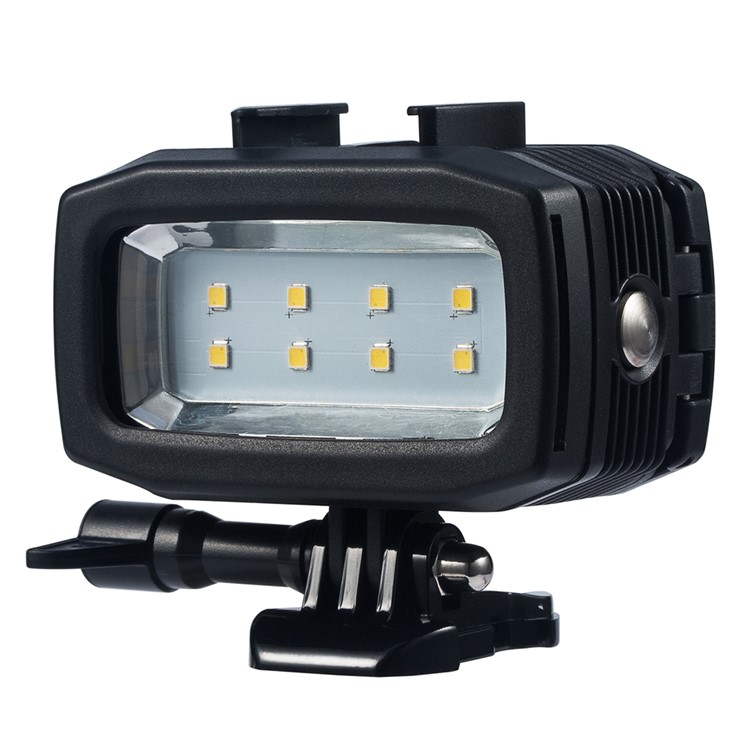 8-LED Underwater 30m 700LM Diving Lamp Waterproof LED Video Light Lamp for GoPro Sports Camera-1