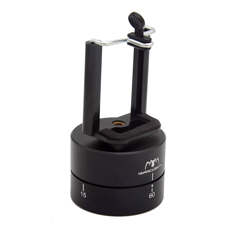 360-degree Rotating Time Lapse Pan Tilt Head Mount for GoPro/SJCAM/Xiaomi Yi/Smartphone/DSLR Camera-7