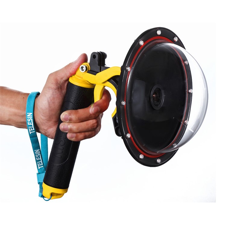 TELESIN Waterproof Housing Diving Mask Diving Dome Port for SJCAM SJ6 / SJ7 Action Camera-1
