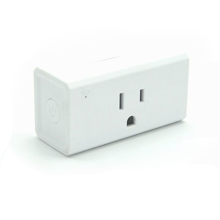 AE05 Square Shaped WiFi Smart Phone APP Remote Control Timer Switch Power Socket - White / US Plug-2