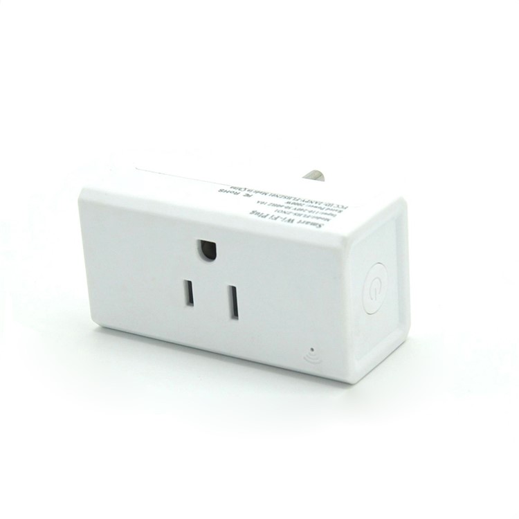AE05 Square Shaped WiFi Smart Phone APP Remote Control Timer Switch Power Socket - White / US Plug-5