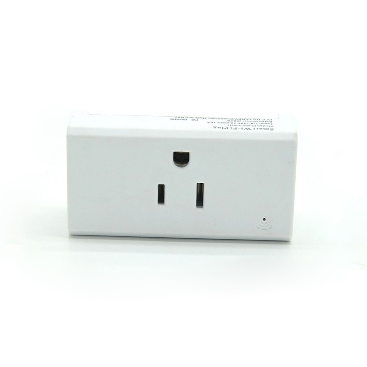 AE05 Square Shaped WiFi Smart Phone APP Remote Control Timer Switch Power Socket - White / US Plug-6
