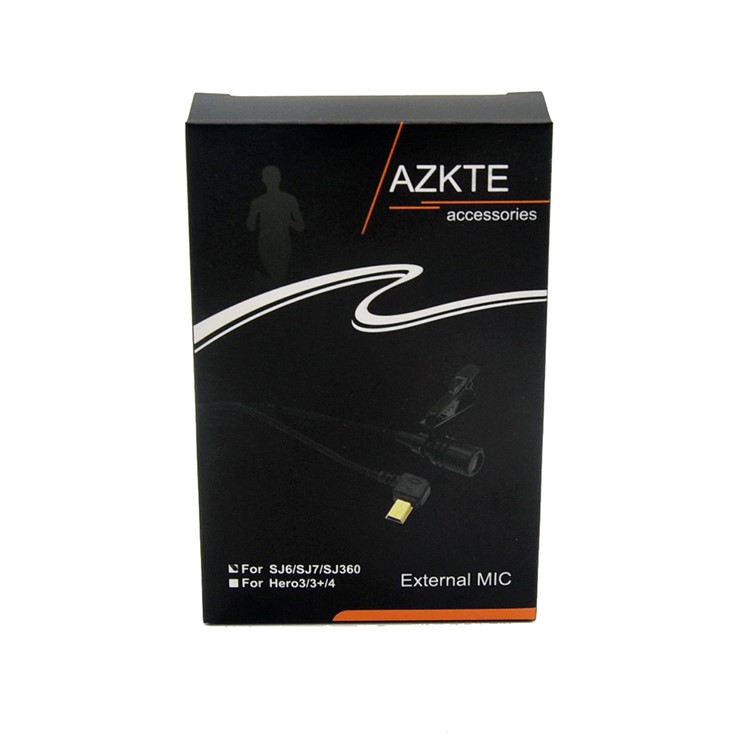 AZKTE Professional USB Stereo External Microphone for GoPro Hero 4/3/3+ Action Camera-12