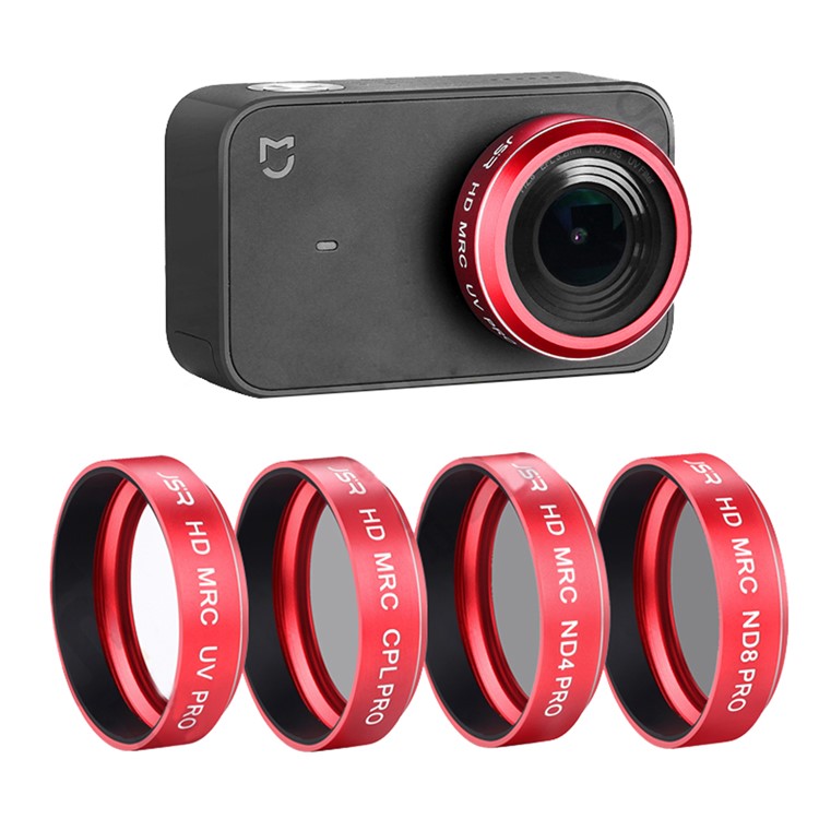 AT-M25 4-in-1 ND4 + ND8 + CPL + UV Lens Filter Kit for Xiaomi Mi Mijia Mini Action Camera-1