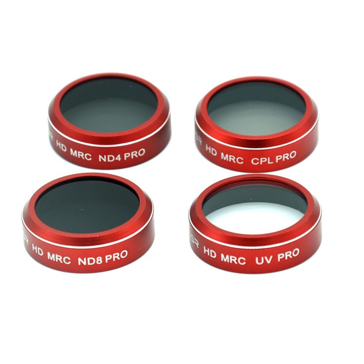 AT-M25 4-in-1 ND4 + ND8 + CPL + UV Lens Filter Kit for Xiaomi Mi Mijia Mini Action Camera-2