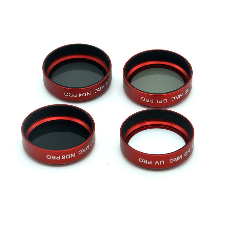 AT-M25 4-in-1 ND4 + ND8 + CPL + UV Lens Filter Kit for Xiaomi Mi Mijia Mini Action Camera-3
