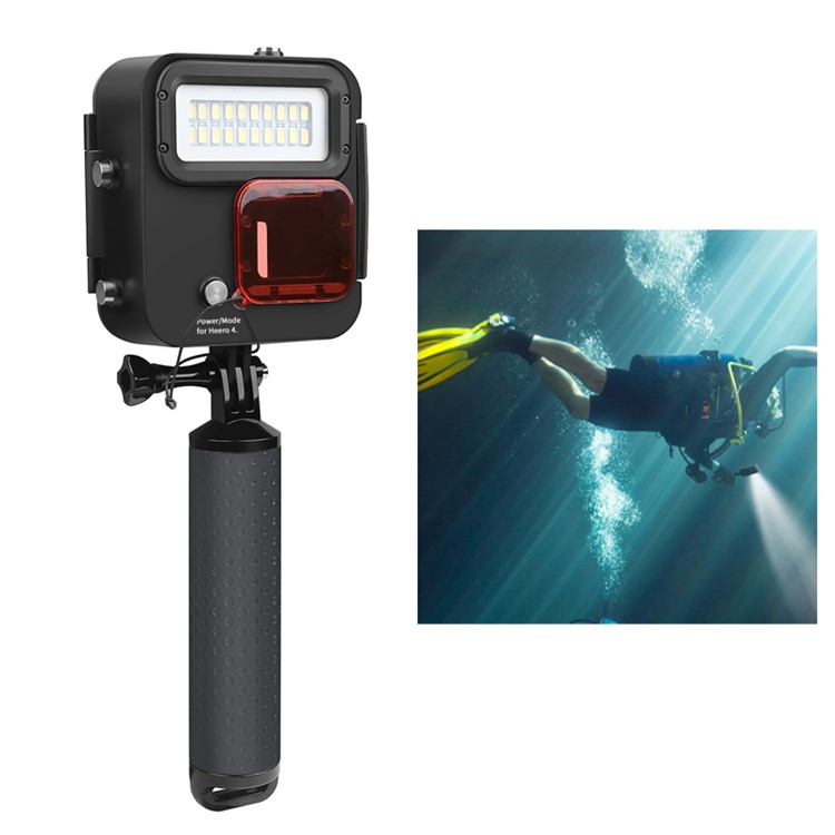SHOOT XTGP435 20 LEDs Kangaroo Diving Light Underwater 40M Protective Housing Case-1