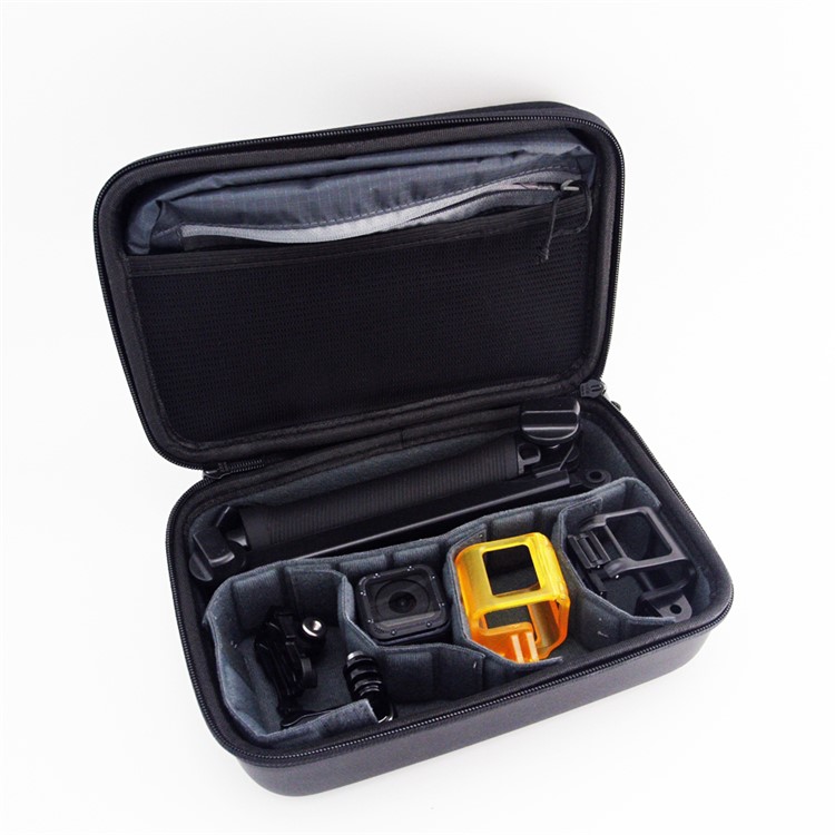 AT688 Caso Caixa De Armazenamento À Prova De Choque Para Gopro Hero 6/5/4/3 + / 3/2/1 E Gopro Sessão, SJCAM SJ4000 Xiaomi Yi Ação Câmera-4