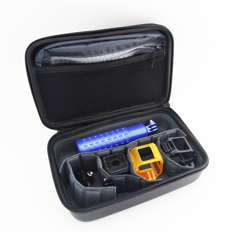 AT688 Caso Caixa De Armazenamento À Prova De Choque Para Gopro Hero 6/5/4/3 + / 3/2/1 E Gopro Sessão, SJCAM SJ4000 Xiaomi Yi Ação Câmera-5