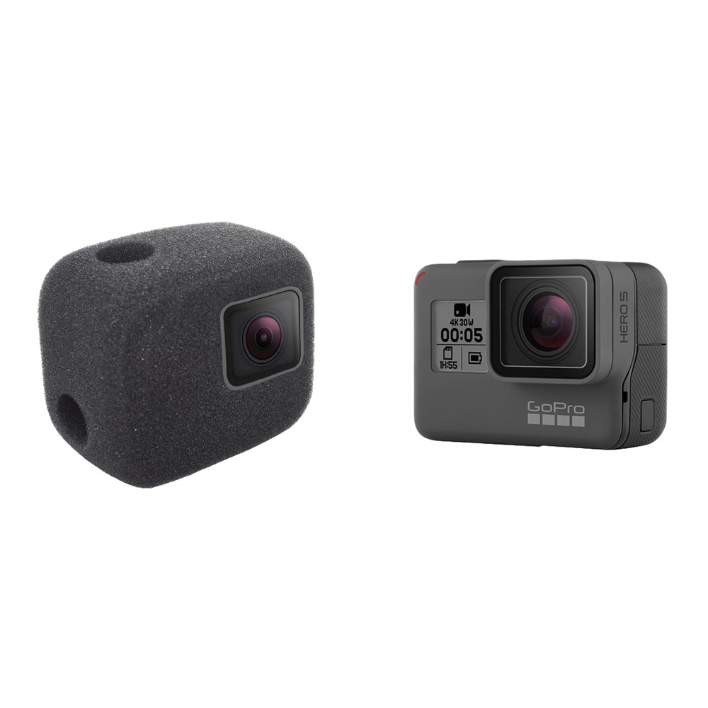 Tampa Da Espuma Da Esponja Do Ruído Do Anti Vento Para A Câmera Da Ação Do Herói 6/5 Do Gopro-4