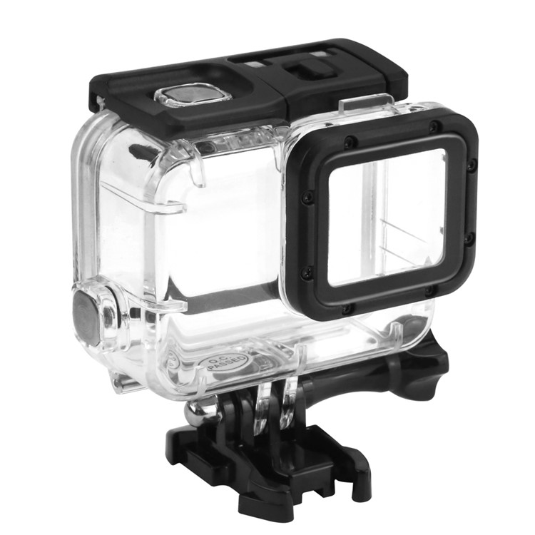 SHOOT XTGP340C 45m Waterproof Housing Cover for GoPro Hero 5 / 6 with Glass Lens Cap-1