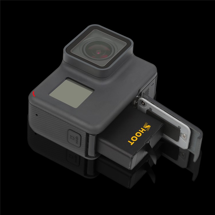 SHOOT XTGP374 2-Pack Rechargeable Batteries + 2-Port USB Charger for GoPro Hero 5/6-7