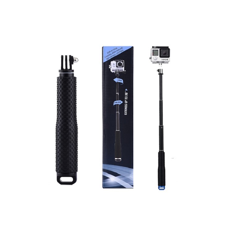 LDX-806 50cm Hand Grip Extendable Monopod Adjustable Pole Handle for Action Camera - Black-2
