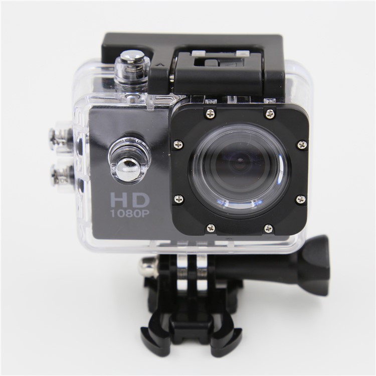 P7 Sports 2.0-inch Waterproof HD 1080P 120-Degree Wide Angle Camera - Black-1