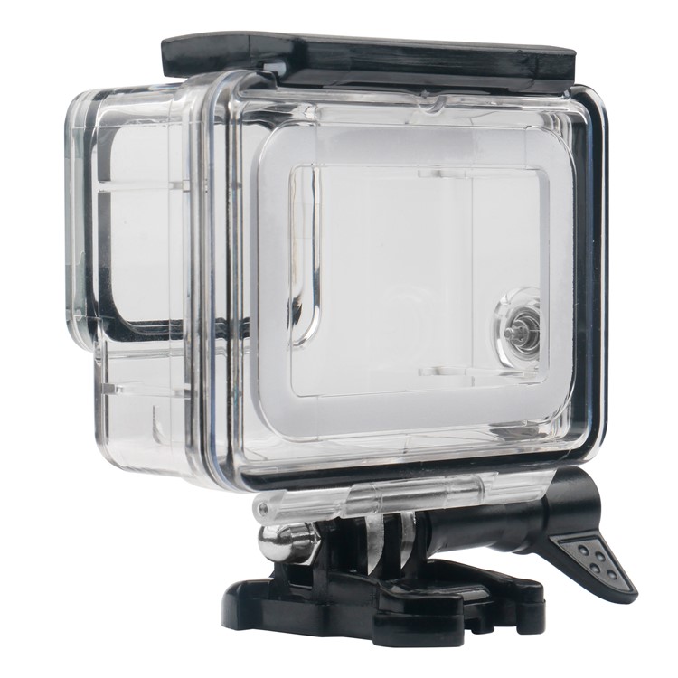 Para Gopro Hero7 Silver / IP70 Caixa De Habitação À Prova D 'água + Vidro Temperado + Adaptadores De Superfície + Anti Inserções De Nevoeiro Conjunto-13