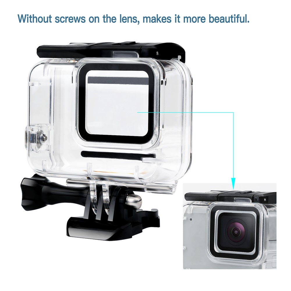 30m Waterproof Housing Case for GoPro Hero7 Silver / White-10