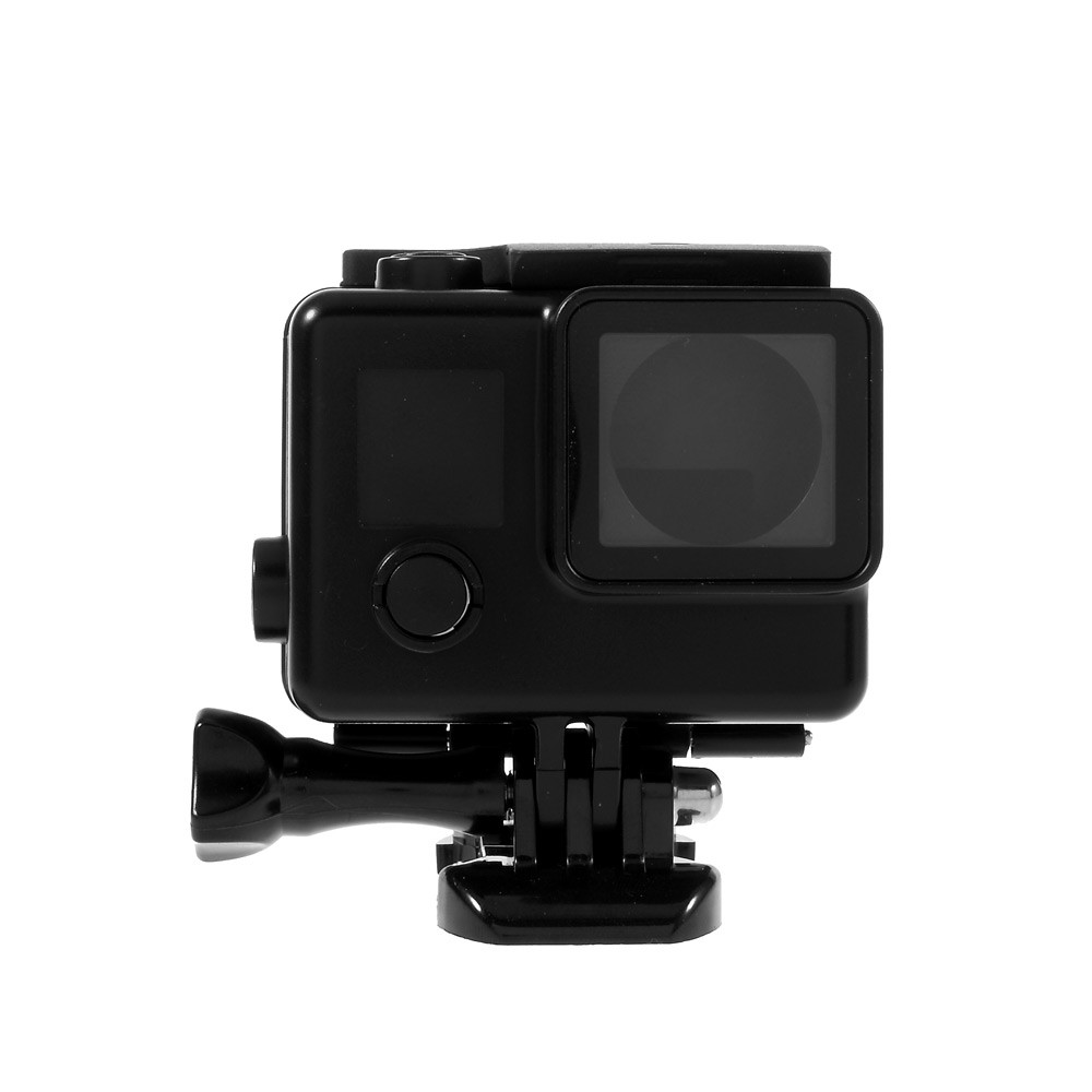 AT468 Schwarze Farbe Wasserdichte Gehäusedeckel Gehäuse Für Gopro Helden 3 + 4-2