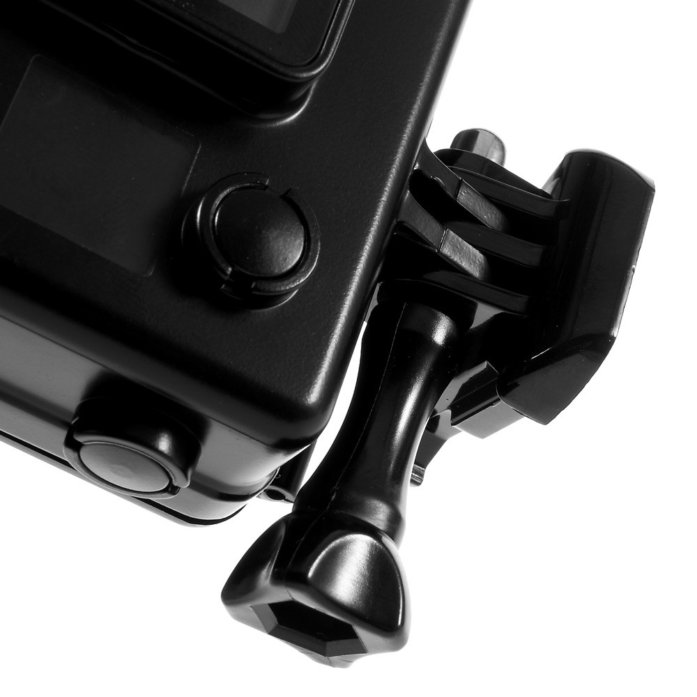 AT468 Schwarze Farbe Wasserdichte Gehäusedeckel Gehäuse Für Gopro Helden 3 + 4-6