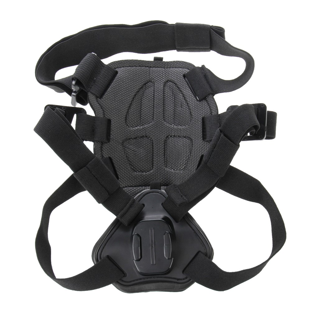 PULUZ PU156 Hound Dog Fetch Harness Adjustable Chest Strap Mount for GoPro HERO Cameras - Black-2