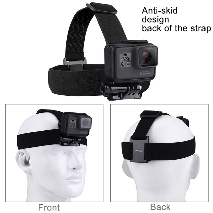 PULUZ PU24 Super Anti-Rutsch Kopfband Für Gopro Held 4/3-6