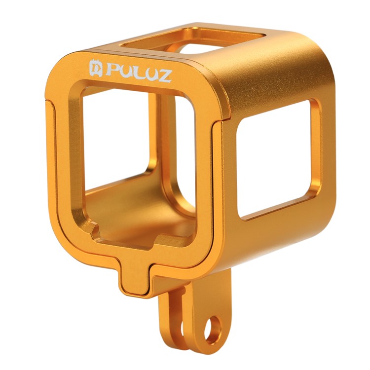 Caixa Do Frame Da Carcaça Da Liga De Alumínio Para A Sessão Do Herói 4 Do Gopro - Ouro-2