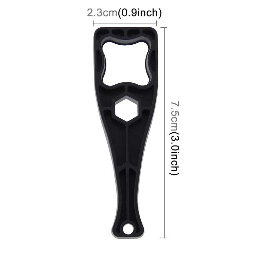 PULUZ PU122B Plastic Thumbscrew Wrench Spanner with Lanyard for GoPro HERO5/4 Session/4/3+/3/2/1 - Black-3