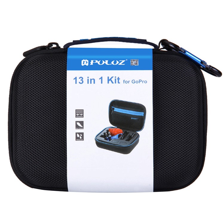 PULUZ PKT14 13-em-1 Hardware Kits De Acessórios Gopro-8