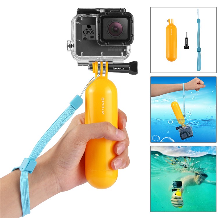 Puluz Pkt11 20 em 1 Acessórios Kits Combo Com EVA Caixa Cabeça Junte J-Hook Saco de Armazenamento do Adaptador de Tripé Para GoPro-5