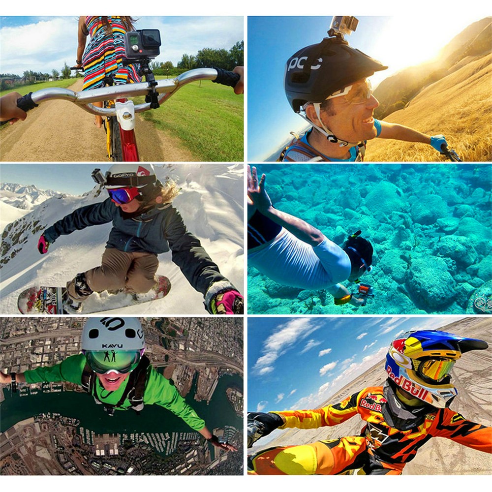PULUZ PKT09 Support De Jeu D’action Portable 53 En 1 Pour GoPro Hero 4/3 + / 3/2/1 Sj4000 / 5000/6000 / Xiaomi Yi-17