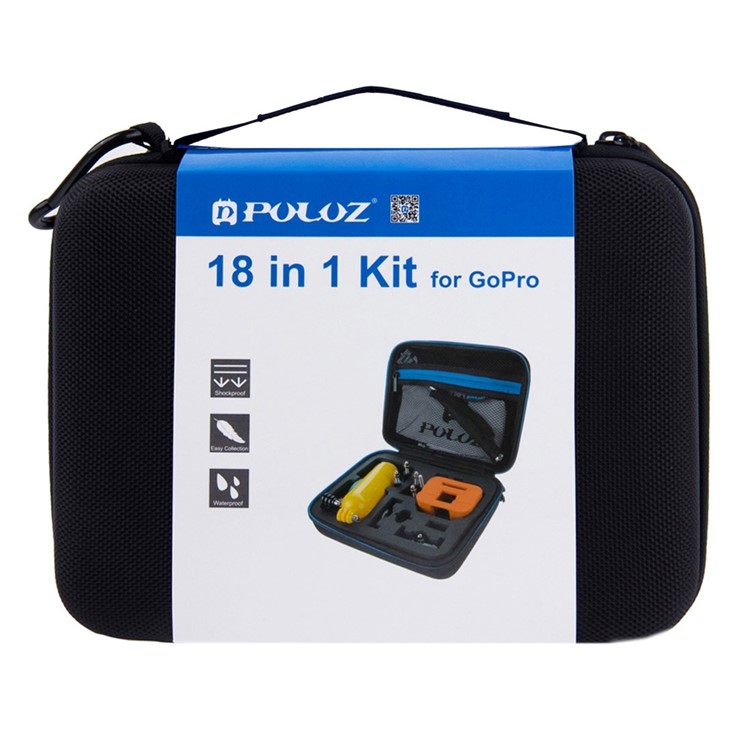 PULUZ PKT23 18 in 1 Camera Accessories Combo Kit for GoPro Hero5 Session / Hero4 Session-8