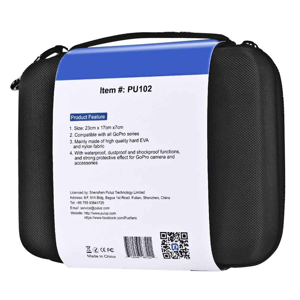 PULUZ PU102 Waterproof Carrying Travel Case for GoPro HERO4 /3+ /3 /2 /1, Size: 23 x 17 x 7cm-9