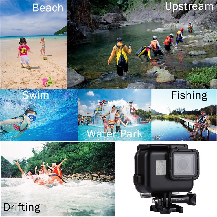 PULUZ PU226 GoPro Accessory Hero5 Diving Touch Waterproof Box Shell-8