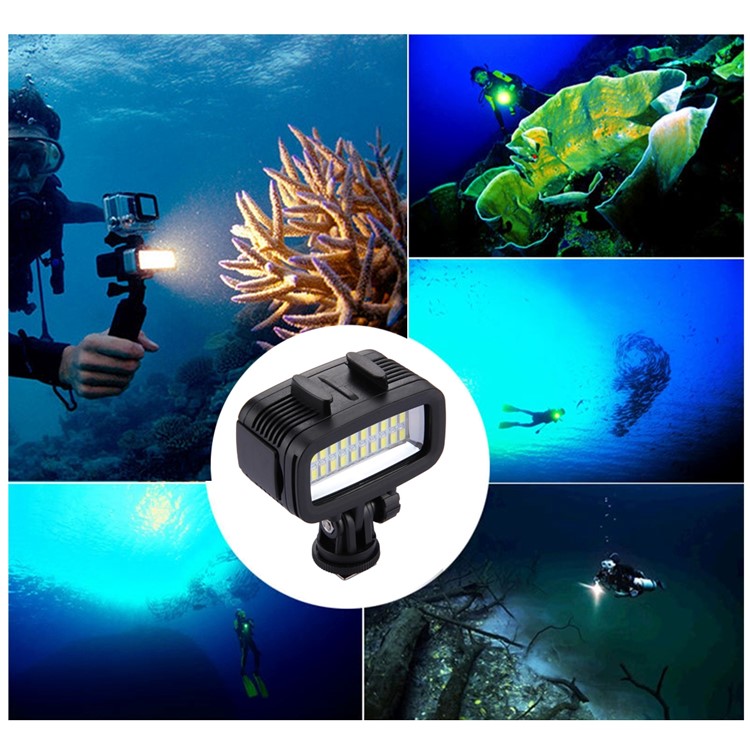 PULUZ PU222 GoPro Camera Diving Waterproof 20 PCS Strong Fill-in Light-13