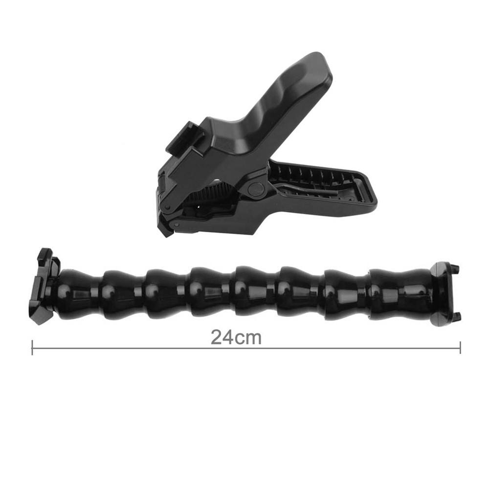 PULUZ PU179 Mandíbulas Flex Bent Neck Braçadeira Para Gopro Hero 7/6/5-6