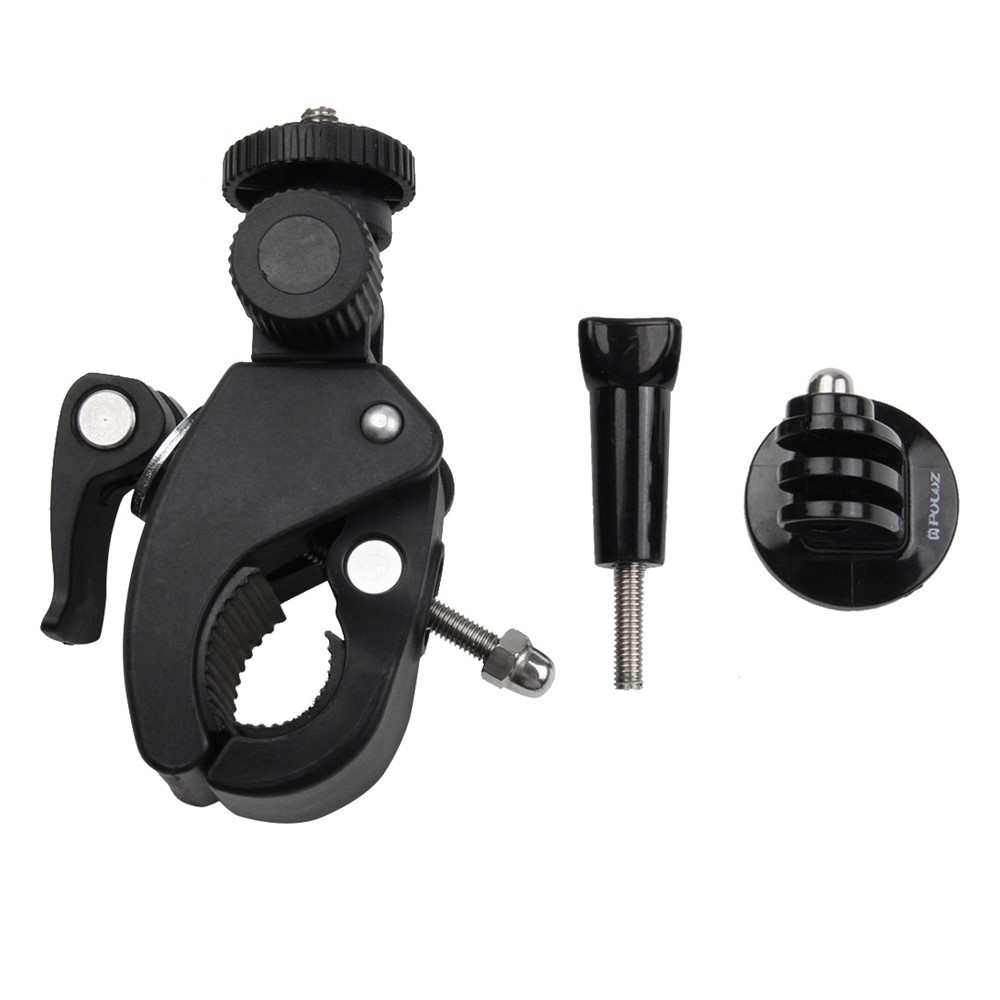 PULUZ PU177B Motocicleta Bicicleta Guiador Suporte Para Gopro Hero 7/6/5, DJI OSMO Action Camera-2