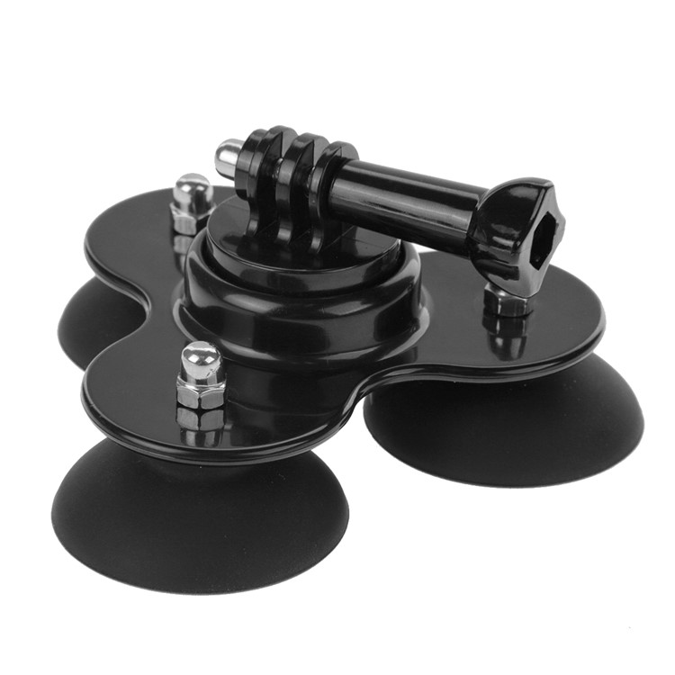 PULUZ PU164B Triangle Suction Cup Mount with Screw for GoPro HERO 6 / 5 / 5 Session / 4 Session-2