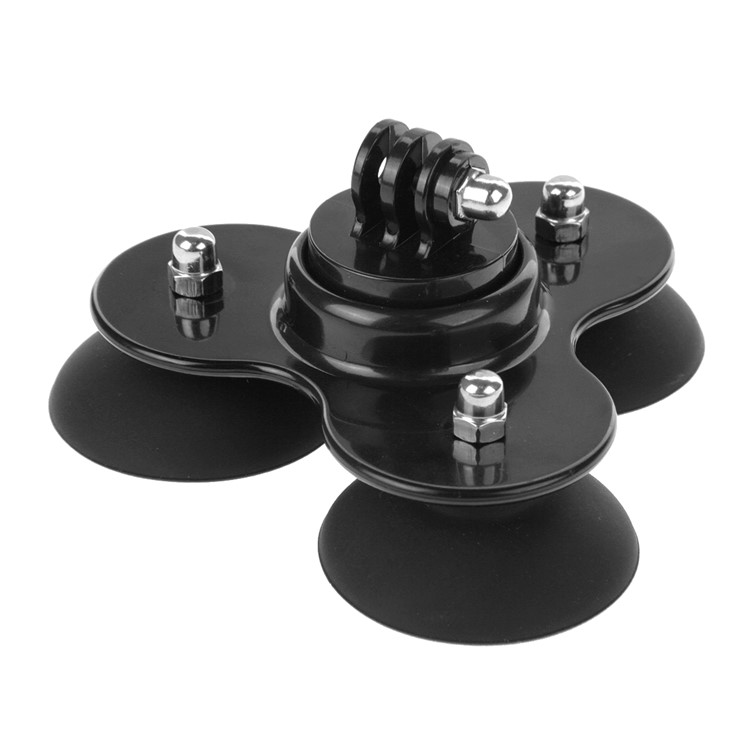 PULUZ PU164B Triangle Suction Cup Mount with Screw for GoPro HERO 6 / 5 / 5 Session / 4 Session-3