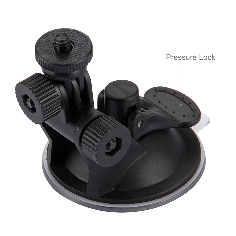 PULUZ PU51 Car Suction Cup Mount with Screw Tripod Mount Adapter Storage Bag for GoPro Hero 7/6/5, DJI OSMO Action Camera-4