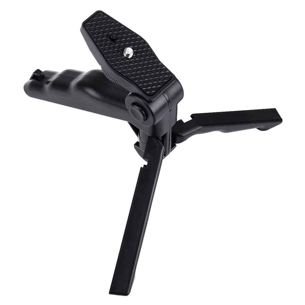 PULUZ PU191 Grip Folding Tripod Mount with Adapter & Screws for GoPro HERO6 /5 /4 /3+ /3 /2 /1, SJ4000, Digital Cameras-2