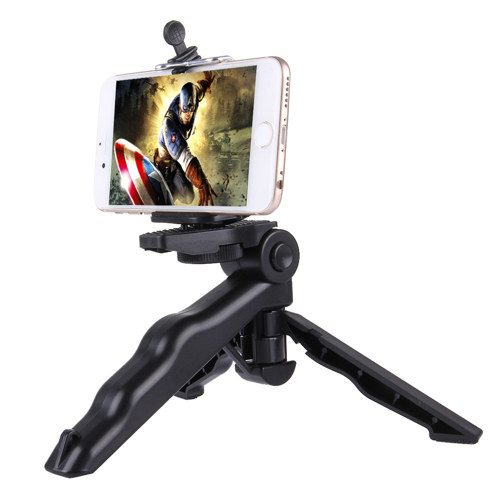 PULUZ PU191 Grip Folding Tripod Mount with Adapter & Screws for GoPro HERO6 /5 /4 /3+ /3 /2 /1, SJ4000, Digital Cameras-4