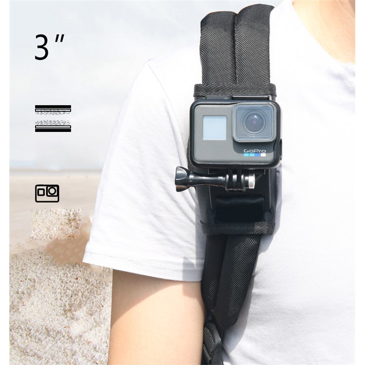 360 Degree Rotation Quick Release Backpack Belt Clip for Gopro Hero 7/6/5/4/3+/Xiaoyi Action Camera-7