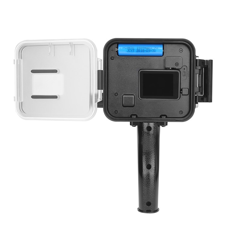 Diving Underwater Light 35M Waterproof Case LED Flashlight with Red Filter and Shutter Trigger for Gopro Hero 5/6/7-15