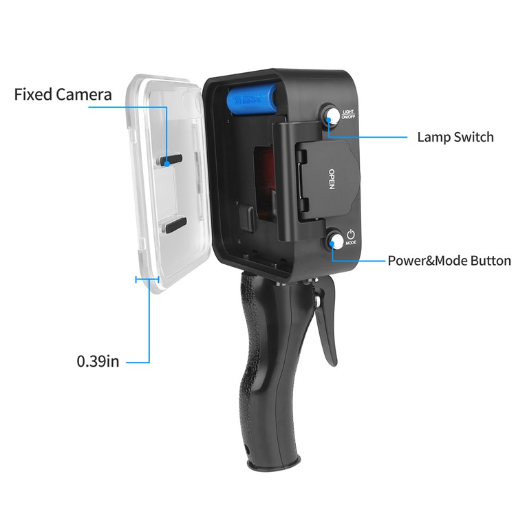 Diving Underwater Light 35M Waterproof Case LED Flashlight with Red Filter and Shutter Trigger for Gopro Hero 5/6/7-5