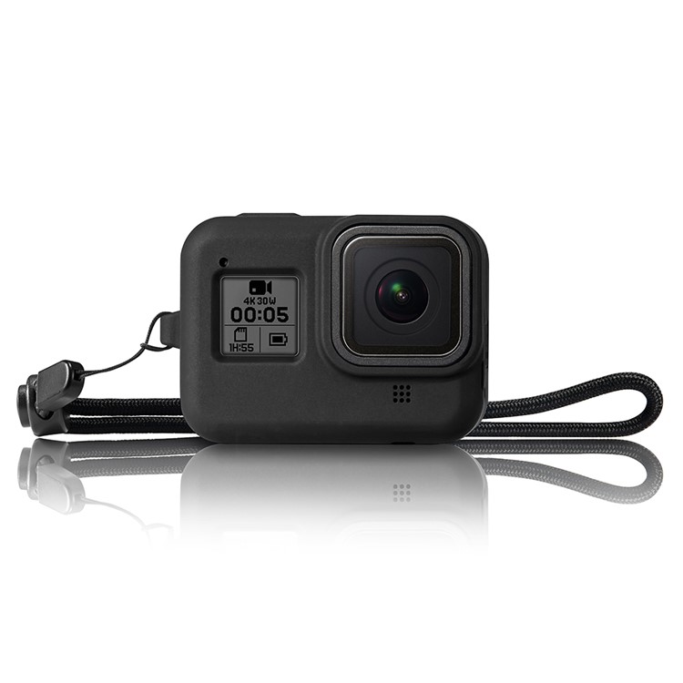 GOPRO 8 Caméra Sport Protecitve Couverture Étui En Silicone - Noir-1