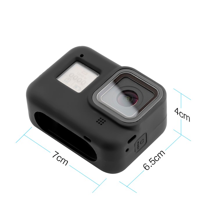 GOPRO 8 Caméra Sport Protecitve Couverture Étui En Silicone - Noir-2