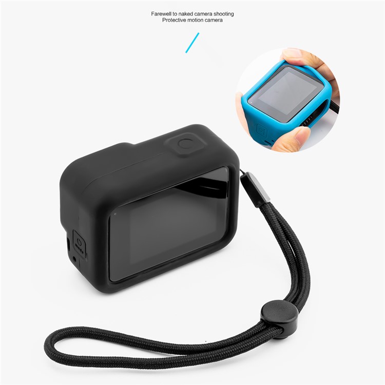 GOPRO 8 Caméra Sport Protecitve Couverture Étui En Silicone - Noir-5