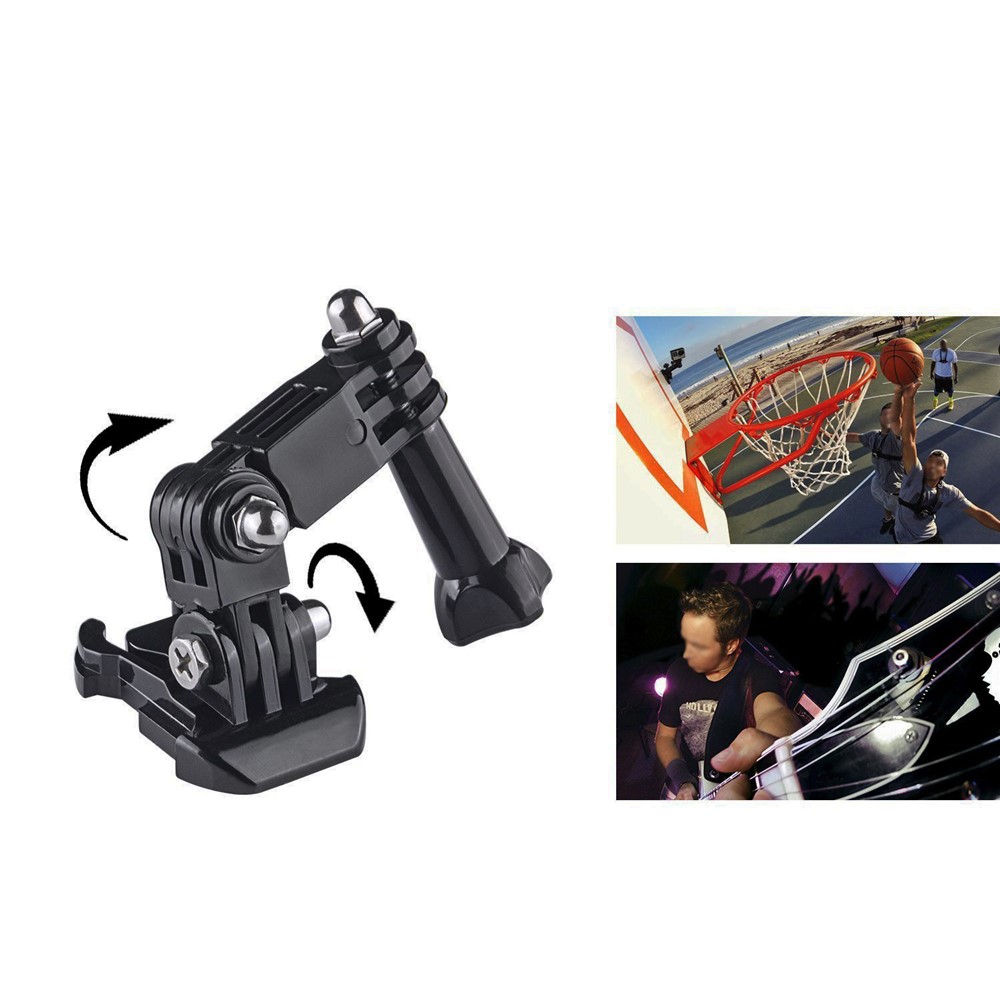 34-em-1 Kit De Acessórios Esportivos Com Cinto De Peito, Headstrap, Suporte De Bicicleta Para Gopro Hero 4/3 + / 3 Xiaomi Yi-3